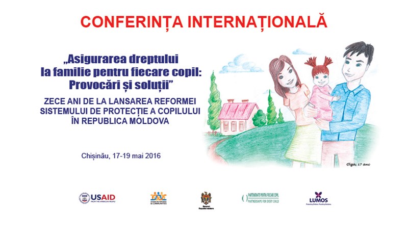 Every child’s right to a family discussed by international and national experts in Chisinau