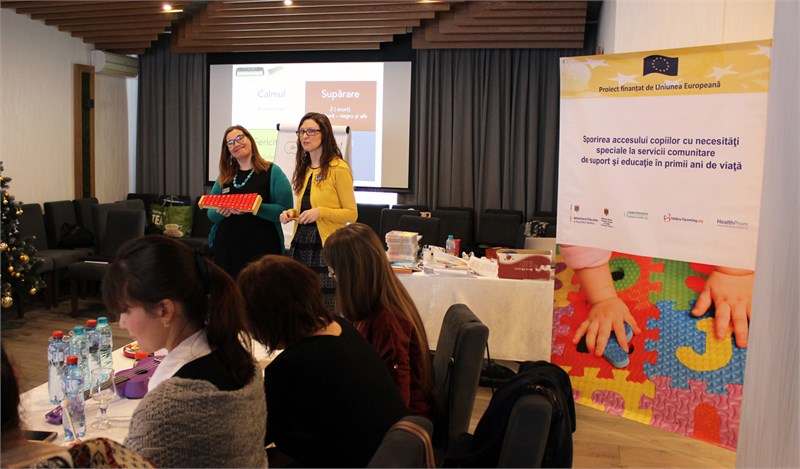 The practitioners in Communication through Music from 5 districts attended a new training delivered with EU support